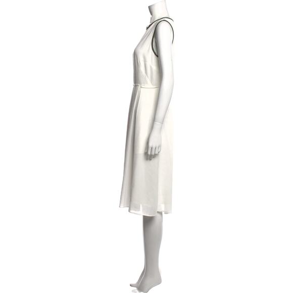 CEFINN Scoop Neck Midi Length Dress Size: US 6, UK 10 Women's Exposed Zip Back - Picture 2 of 4